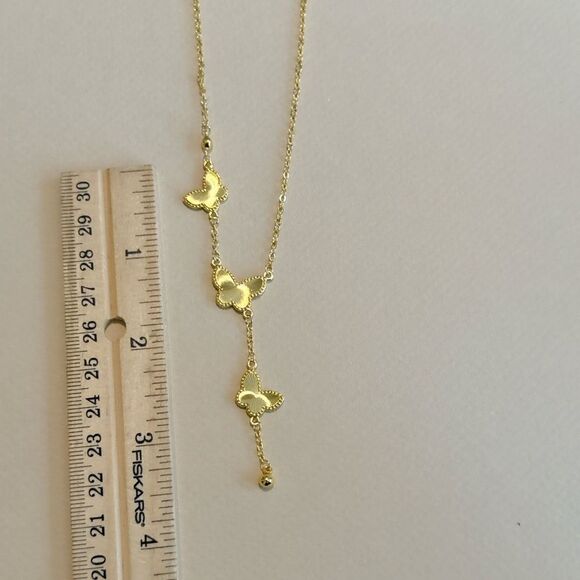 Butterfly necklace #1372 - Picture 3 of 3